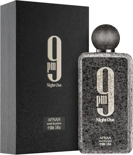 Afnan 9 PM Night Out Unisex Extrait De Parfum, 3.4 Fl. Oz.webp
