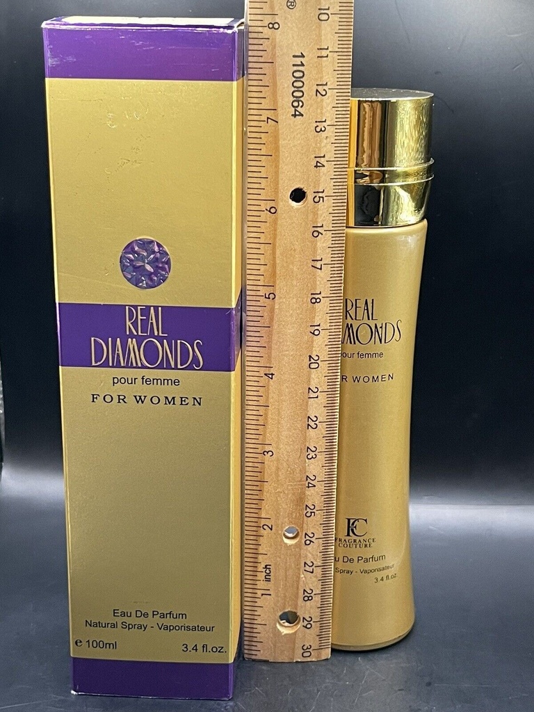 Perfume for Women's REAL DIAMONDS  100ML 3.4FL.OZ LONG LASTING NATURAL SPRAY
