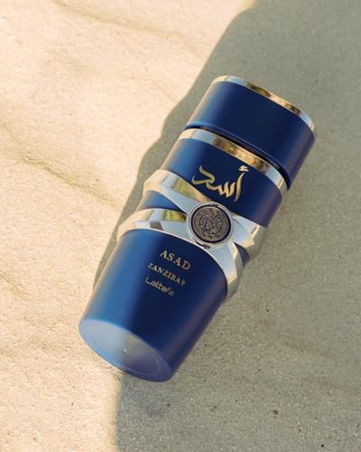 Lattafa Asad Zanzibar Cologne by Lattafa 100 Ml EDP Spray for Men