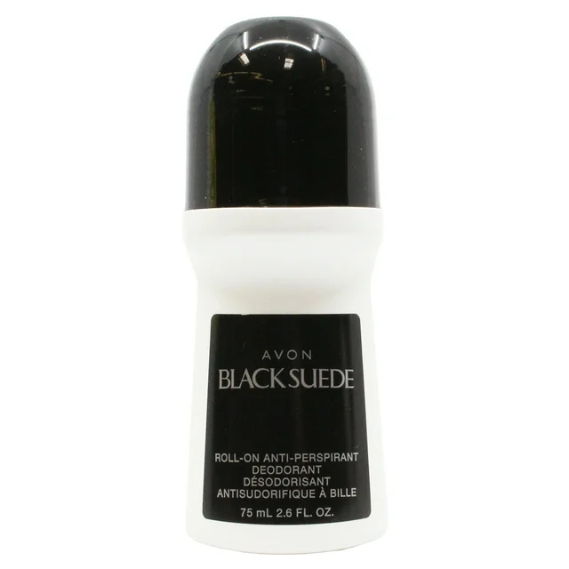 Avon Deo Rollon Black Suede