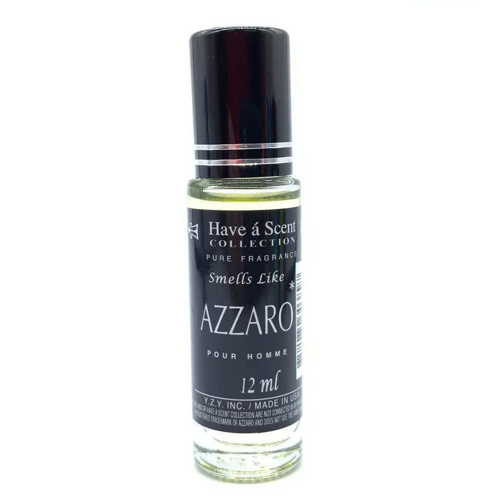 Have a Scent Pure Fragrance Smells Like "AZZARO" pour Hombre  Roll On Oil 12ml