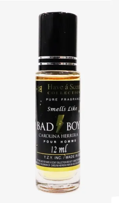 Have a Scent Pure Fragrance Smells Like "Bad Boy" Pour Homme Roll On Oil 12ml