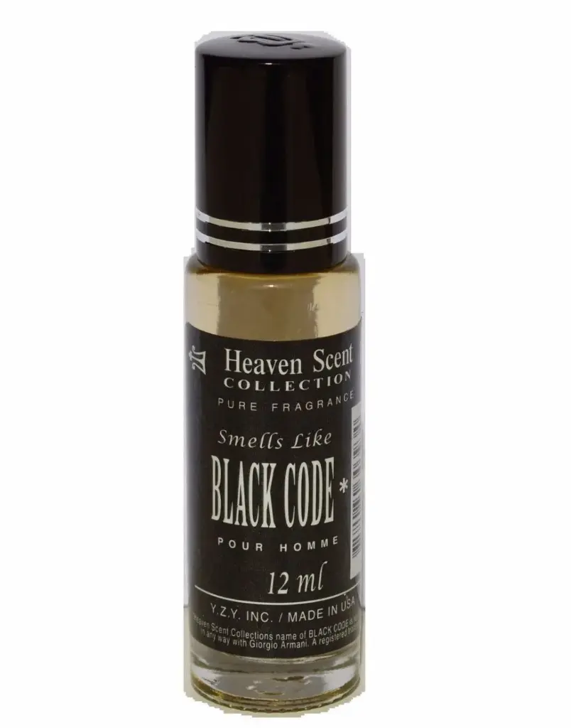 Have a Scent Pure Fragrance Smells Like "BLACK CODE M" Pour Hombre Roll On Oil 12ml 
