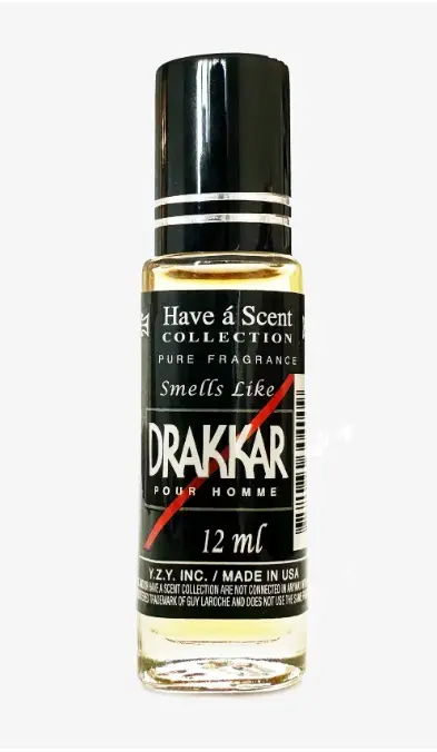 Have a Scent Pure Fragrance Smells Like "Drakkar" Pour Homme Roll On Oil 12ml