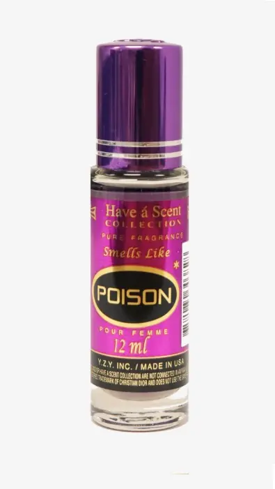 Have a Scent Pure Fragrance Smells Like "Poison" Pour Femme Roll On Oil 12ml