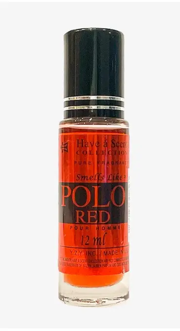 Have a Scent Pure Fragrance Smells Like "Polo Red" Pour Homme Roll On Oil 12ml