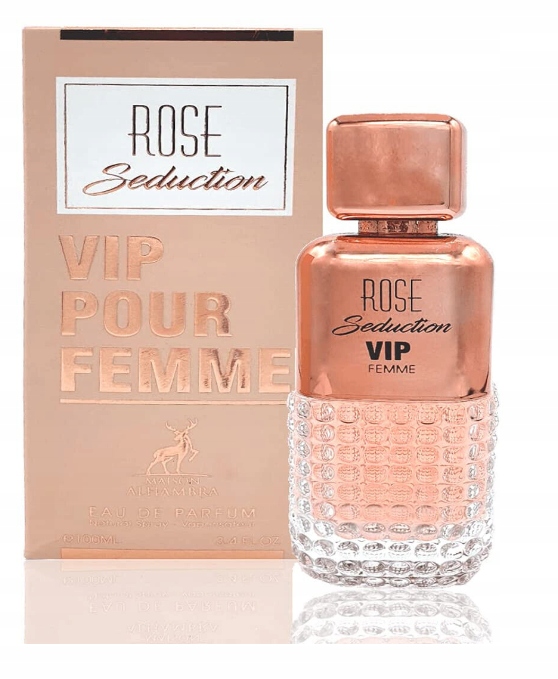 MAISON AL HAMBRA ROSE SEDUCTION VIP 3.3 OZ EDP L