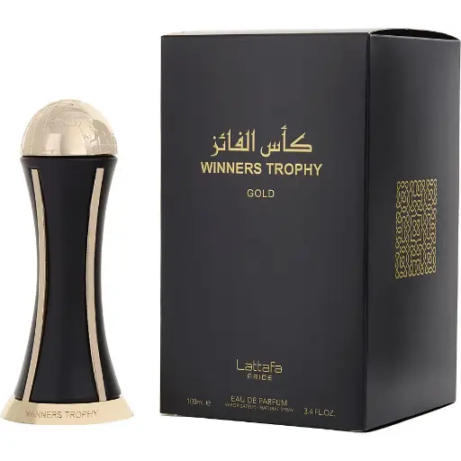 Lattafa Winners Trophy Gold Eau de Parfum for Men or Women 3.4 Fl. Oz.