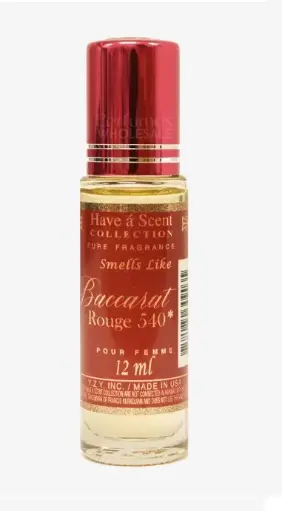 Have a Scent Pure Fragrance Smells Like "Baccarat Rouge 540" Pour Femme Roll On Oil 12m