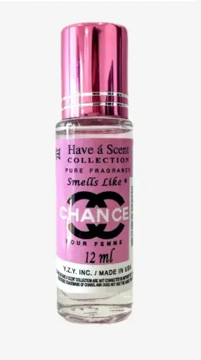 Have a Scent Pure Fragrance Smells Like "Chance" Pour Femme Roll On Oil 12ml