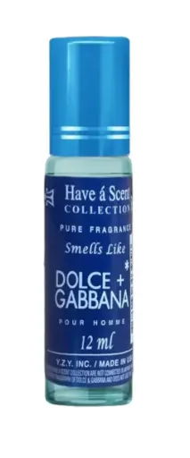 Have a Scent Pure Fragrance Smells Like "D&G" Roll On Oil 12ml