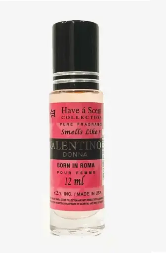 Have a Scent Pure Fragrance Smells Like "Valentino Donna Born in Roma" Pour Femme Roll On Oil 12ml